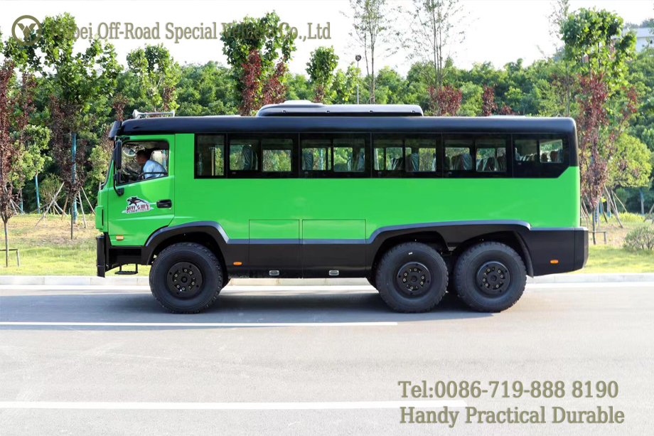 Dongfeng (new standard) AWD 25 seats bus_Dongfeng Six Wheel Drive Bus